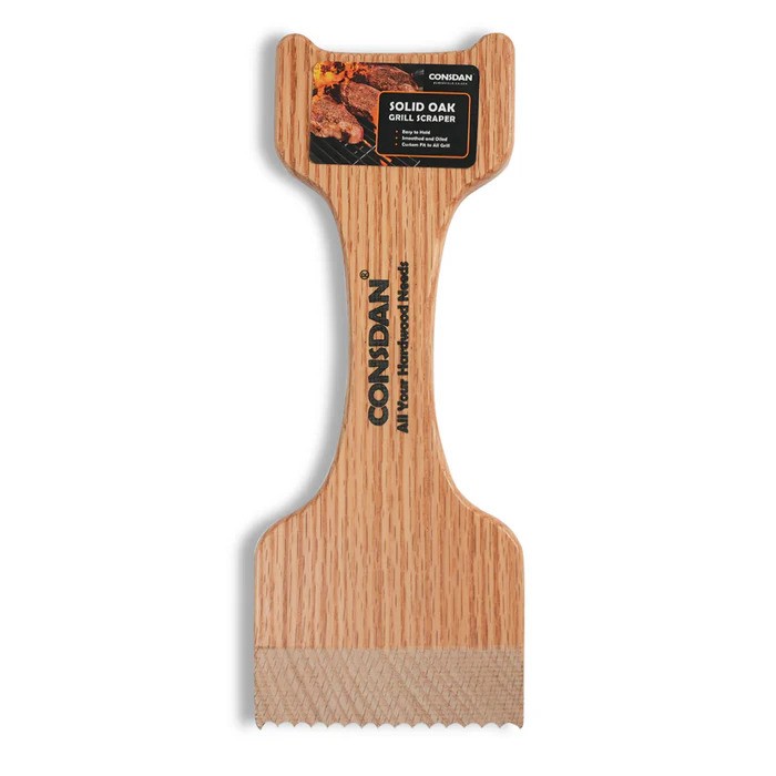 Easy Function Wood Grill Scraper